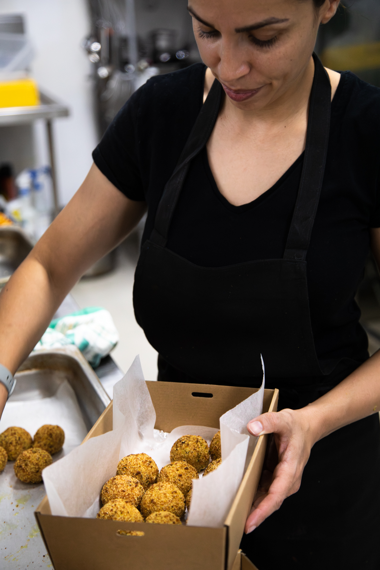 Dux Gutz Catering team in the kitchen Milton Brisbane