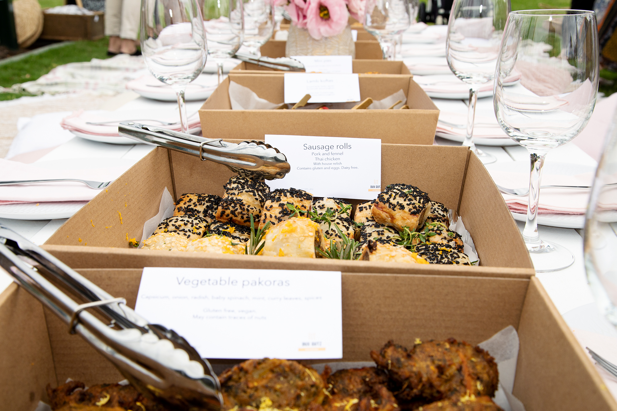 Finger food catering birthday party Brisbane — Dux Gutz